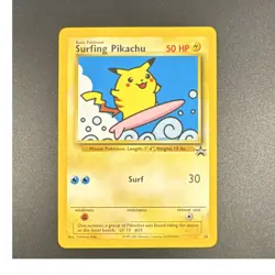 Pokemon TCG Surfing Pikachu Promo Regular 28 50 HP Basic Nintendo 2001 - Image 1