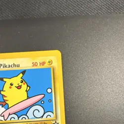 Pokemon TCG Surfing Pikachu Promo Regular 28 50 HP Basic Nintendo 2001 - Image 3