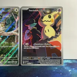 Pokemon Illustration Rare Lot (2) - Team Rocket Mimikyu 238 Ascended Meowth 106 - Image 3