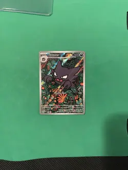 2025 Pokemon TCG Mega Evolution Haunter 027 Black Star Promo Full Art - Image 1