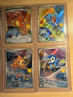 Pokemon First Partner Illustration Collection Series 1, Gen 1 and 4 Starters - Image 3