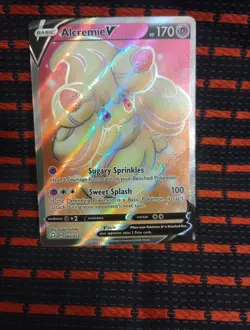 Alcremie 💕V 064/072 Full Art Ultra Rare Shining Fates Pokemon NM - Image 1