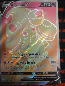 Alcremie 💕V 064/072 Full Art Ultra Rare Shining Fates Pokemon NM - Image 5