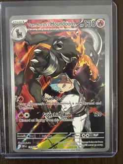 Pokemon TCG Team Rockets Houndoom Illustration Rare 191/182 Destined Rivals - Image 1