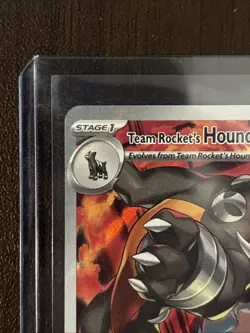 Pokemon TCG Team Rockets Houndoom Illustration Rare 191/182 Destined Rivals - Image 3