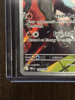 Pokemon TCG Team Rockets Houndoom Illustration Rare 191/182 Destined Rivals - Image 5