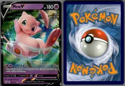 2020 Pokemon, Darkness Ablaze, #069/189 Mew V, Holo Ultra Rare - Image 1