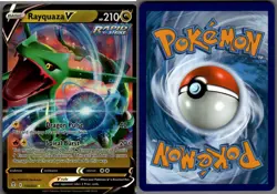 2021 Pokemon, Evolving Skies, #110/203 Rayquaza V, Holo Ultra Rare - Image 1