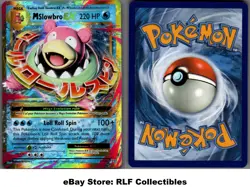 2016 Pokemon, XY Evolutions, #27/108 M Slowbro EX, Holo Ultra Rare - Image 1