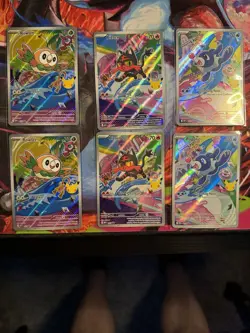 Rowlet Litten Popplio 30th Promo Set 43 44 45 Pokemon TCG First Partner Series - Image 1