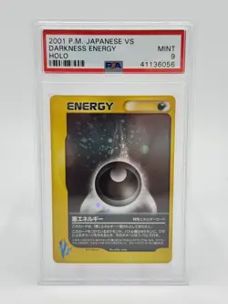 Pokemon Japanese VS Darkness Energy Holo PSA 9 - Image 1