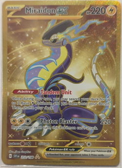 The Pokemon Company Miraidon ex 253/198 SV01 Hyper Rare Holo Basic 220 HP EN - Image 1