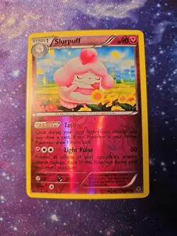1x Rare Pokemon TCG - Phantom Forces - Reverse Holo - Slurpuff - 69/119 - Lp - Image 1