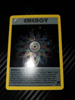 Rainbow Energy 17/82 Team Rocket Holo Rare Special Energy The Pokemon Company - Image 3
