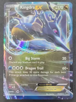 Kingdra EX 73/124 Holo Fates Collide Pokemon TCG - Image 1