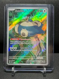 Snorlax SVP 051 Black Star Promo Holo Pokemon 2023 Scarlet & Violet NM - Image 1