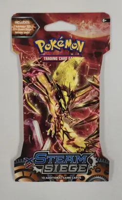 2016 Pokemon XY Steam Siege Factory Sleeved Booster Pack Yveltal Break Art - Image 1
