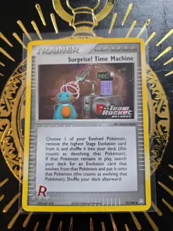 Pokemon Surprise! Time Machine 91/109 Team Rocket Returns Holo Stamped - Image 1