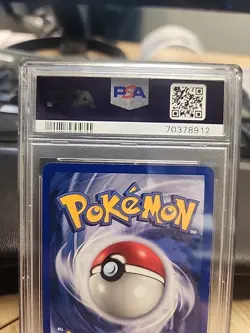 1999 POKEMON GAME SHADOWLESS #1 ALAKAZAM-HOLO PSA 7 - Image 5