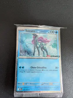 Pokemon TCG - Suicune 026/094 - EB Games Stamped Promo SEALED - NM/M - French FR - Image 1