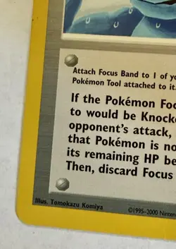Pokemon Focus Band 86/111 Neo Genesis Regular - Image 4
