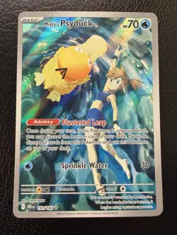 Misty's Psyduck 193/182 - Destined Rivals - Illustration Rare - Pokemon TCG NM - Image 4