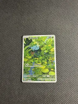 Pokemon TCG Bulbasaur 166/165 Scarlet & Violet 151 Illustration Rare MP - Image 3
