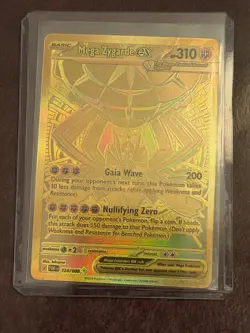 Pokemon Mega Zygarde EX Gold Mega Hyper Rare 124/88 Perfect Order - Image 2