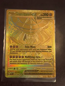 Pokemon Mega Zygarde EX Gold Mega Hyper Rare 124/88 Perfect Order - Image 4