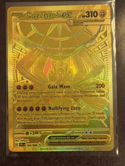 Pokemon Mega Zygarde EX Gold Mega Hyper Rare 124/88 Perfect Order - Image 5