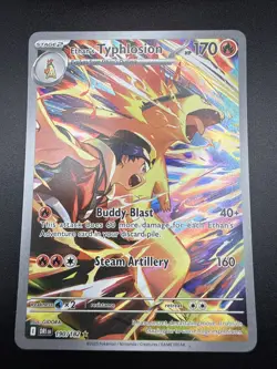 Ethan’s Typhlosion Illustration Rare 190/182 - Pokemon Destined Rivals 2025 NM - Image 3