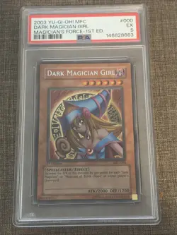 Yugioh Dark Magician Girl MFC-000 Magician's Force 1st Edition PSA 5 - Image 1