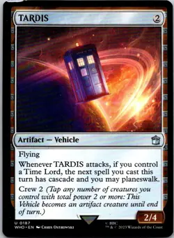 Magic the Gathering HP TARDIS Doctor Who Commander MTG Free Shipping! - Image 1