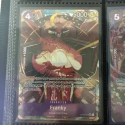 Franky Alt Art One Piece Card Game OP09-072 SR, English Edition - Image 1