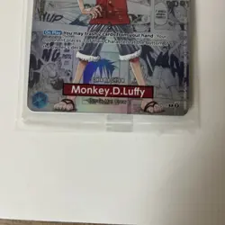 One Piece Monkey.D.Luffy US College Basketball Promo Card - Image 4