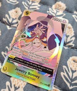 Jewelry Bonney OP13-108 SR Super Rare NM - One Piece - Image 2