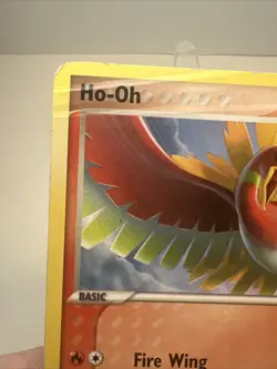 CREASED Ho-Oh 1/17 Regular/Non-Holo POP Series 5 AUTHENTIC Pokemon Card - Image 3