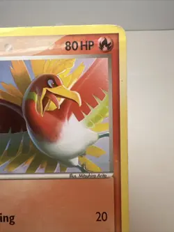 CREASED Ho-Oh 1/17 Regular/Non-Holo POP Series 5 AUTHENTIC Pokemon Card - Image 4