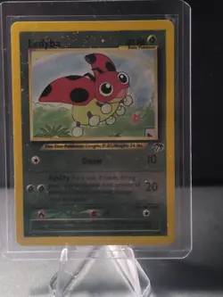 Pokemon Card Ledyba 7/18 Reverse Holo EX Trainer Kit Collection LP. - Image 1