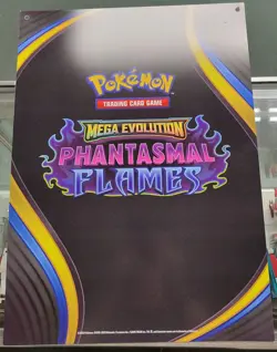 Pokemon Mega Gengar/ Charizard X EX Lenticular Phantasmal Flames Poster/ Card! - Image 3