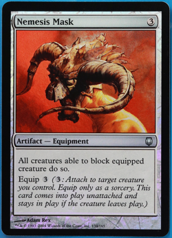 Nemesis Mask FOIL Darksteel NM Artifact Uncommon MTG CARD (ID# 502255) ABUGames - Image 1