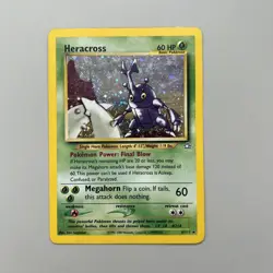 Heracross 6/111 Pokemon Neo Genesis Unlimited Holo MP - Pokemon Card TCG - Image 1