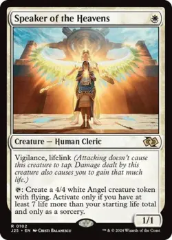 Speaker of the Heavens - Medium Play MTG Foundations Jumpstart - Image 1