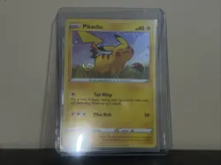 *HD FART* WHOLE SWIRL 🌀💫 HOLO BLEED Pikachu SWSH039 Ablaze Promo Pokemon Card - Image 3