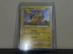 *HD FART* WHOLE SWIRL 🌀💫 HOLO BLEED Pikachu SWSH039 Ablaze Promo Pokemon Card - Image 4