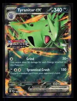 Tyranitar ex (Prismatic Evolutions Stamp) Holo Double Rare Miscellaneous Cards - Image 1