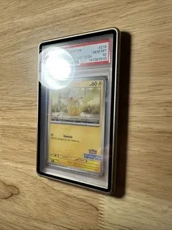 PSA 10 Gem Mint Pikachu 214 Illustration Contest 2024 Promo Card with Guard - Image 4