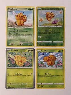 Pokemon TCG Lot Of 4 Combee Cards - Near Mint/Lightly Played! - Image 1