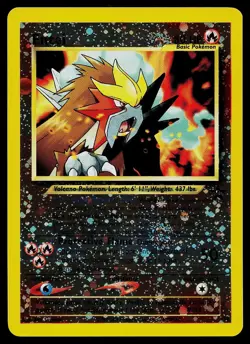 Pokemon Card - Entei Wizards Black Star Promos 34 Reverse Holo Promo - Image 1