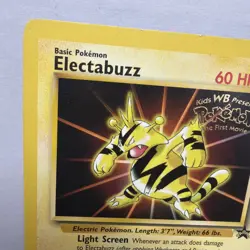 Electabuzz Movie Promo Black Star Stamped MP Pokemon Card - Image 3